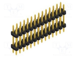Connector: pin strips; pin header; male; PIN: 28; 2mm; THT; 2x14