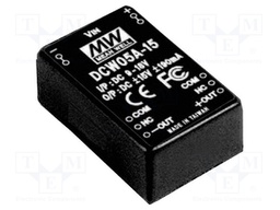 Converter: DC/DC; 5.7W; Uin: 36÷72V; Uout: 15VDC; Uout2: -15VDC; DIP