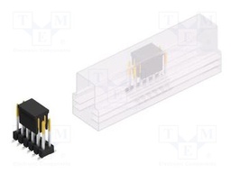 Connector: pin strips; pin header; male; PIN: 12; 2.54mm; SMT; 2x6