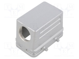 Enclosure: for HDC connectors; C146; size E10; for cable; angled