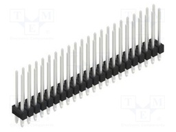 Connector: pin strips; pin header; male; PIN: 44; 2.54mm; THT; 2x22