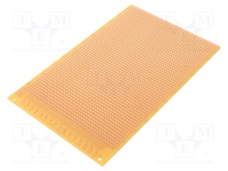 Board: universal; single sided,prototyping; W: 100mm; L: 160mm