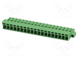 PCB connector, nominal cross section: 2.5 mm?, color: green,