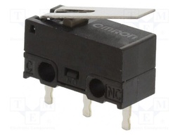 Microswitch SNAP ACTION; with lever; SPDT; 1A/125VAC; 0.5A/30VDC