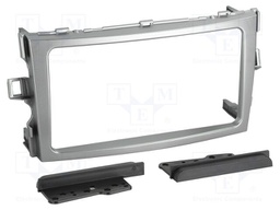 Radio frame; Toyota; 2 DIN; silver