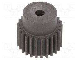 Spur gear; whell width: 25mm; Ø: 27mm; Number of teeth: 25; ZCL