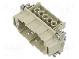 Connector: rectangular; male; EPIC H-BVE; PIN: 5; 5+PE; size H-B 10