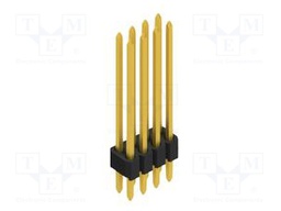 Connector: pin strips; pin header; male; PIN: 8; 1.27mm; THT; 2x4