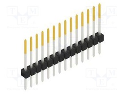 Connector: pin strips; pin header; male; PIN: 14; 2.54mm; THT; 1x14