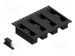 Connector: pin strips; pin header; male; PIN: 7; 2.54mm; SMT; 1x7