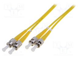 Fiber patch cord; OS1; ST/PC,both sides; 2m; LSZH; yellow