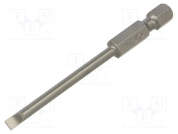 Screwdriver bit; slot; 3,5x0,6mm; Overall len: 73mm