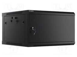 Enclosure: rack cabinet; Standard: 19"; 6U; black; Z: 600mm; X: 600mm