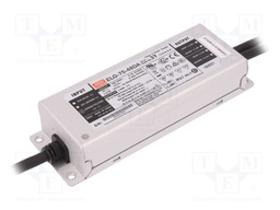 Power supply: switched-mode; Communication: DALI; LED; 76.8W; 1.6A