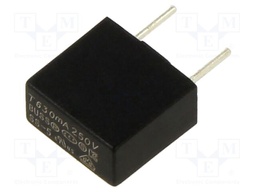 Fuse: fuse; time-lag; 0.63A; 250VAC; TE5; SS-5; bag