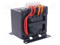 Transformer: mains; 200VA; 400VAC; 24V; Leads: terminal block; IP00