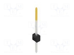 Connector: pin strips; pin header; male; PIN: 1; 2.54mm; THT; 1x1
