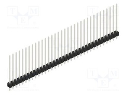 Connector: pin strips; pin header; male; PIN: 34; 2.54mm; THT; 1x34