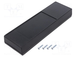 Enclosure: for remote controller; X: 59.5mm; Y: 189mm; Z: 26mm; ABS
