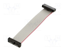 Ribbon cable with IDC connectors; Tape ph: 0.64mm; 76.2mm
