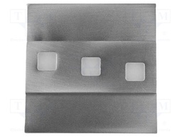 Wall mount; 12VDC; IP20; 1.2W; AS-225; warm white; 3000K; 100lm