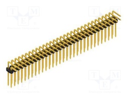 Connector: pin strips; pin header; male; PIN: 62; 2mm; THT; 2x31