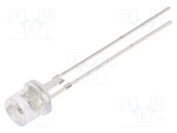 LED; orange; 5mm; 5800÷7000mcd; 140°; Front: flat; 2.3÷2.8VDC; round