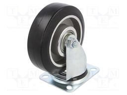 Transport wheel; Ø: 125mm; W: 40mm; H: 156mm; torsional; 150kg