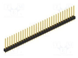 Connector: pin strips; pin header; male; PIN: 32; 2.54mm; THT; 1x32