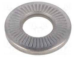 Washer; internally serrated; M6; D=14mm; h=2.1mm; BN 85460