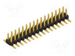 Connector: pin strips; pin header; male; PIN: 32; 2mm; SMT; 2x16
