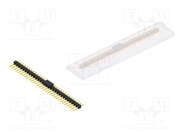 Connector: pin strips; pin header; male; PIN: 31; 2.54mm; SMT; 1x31