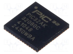 IC: PIC microcontroller; 32kB; 200MHz; 3÷3.6VDC; SMD; VQFN48; tube