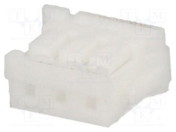 Plug; wire-board; female; 1.5mm; PIN: 3; w/o contacts; for cable