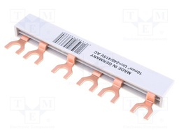 Busbar; 10mm2; Poles: 3; Urated: 240/415V; Usurge rated: 4kV; fork