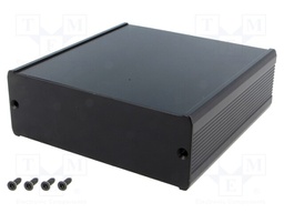 Enclosure: with panel; TUF; X: 120mm; Y: 120mm; Z: 42mm; aluminium