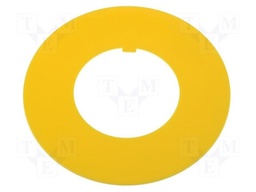 Warning plate; 30mm; Ømount.hole: 30.5mm; Ø: 60mm; Mat: PVC