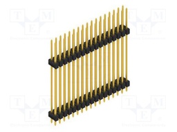 Connector: pin strips; pin header; male; PIN: 34; 2.54mm; THT; 2x17