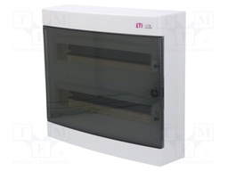 Enclosure: for modular components; IP40; white; No.of mod: 36