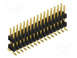 Connector: pin strips; pin header; male; PIN: 32; 2.54mm; SMT; 2x16