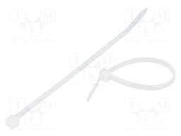 Cable tie; L: 390mm; W: 4.8mm; polyamide; 220N; natural; Ømax: 105mm