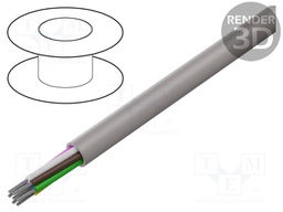 Wire; LiYY A; 7x22AWG; unshielded; 300V; PVC; Cu; stranded