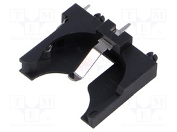 Socket; PCB,vertical,THM; Leads: for PCB; Size: CR2450; Batt.no: 1