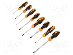 Kit: screwdrivers; Pcs: 8; Phillips,slot; BETAGRIP