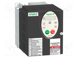 Vector inverter; Max motor power: 1.5kW; Out.voltage: 3x400VAC