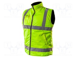 Waistcoat; Size: 50,M; yellow; VISIBILTY; waterproof