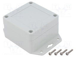Enclosure: multipurpose; X: 75mm; Y: 75mm; Z: 45mm; ZP; polycarbonate