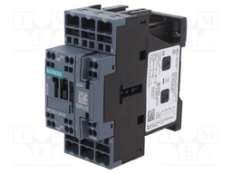 Contactor: 3-pole; NO x3; Auxiliary contacts: NO + NC; 24VAC; 9A