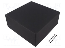 Enclosure: multipurpose; 1550; X: 250mm; Y: 250mm; Z: 101mm; black