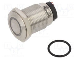 Switch: vandal resistant; Pos: 2; SPST; 10A/24VDC; IP65; OFF-(ON)